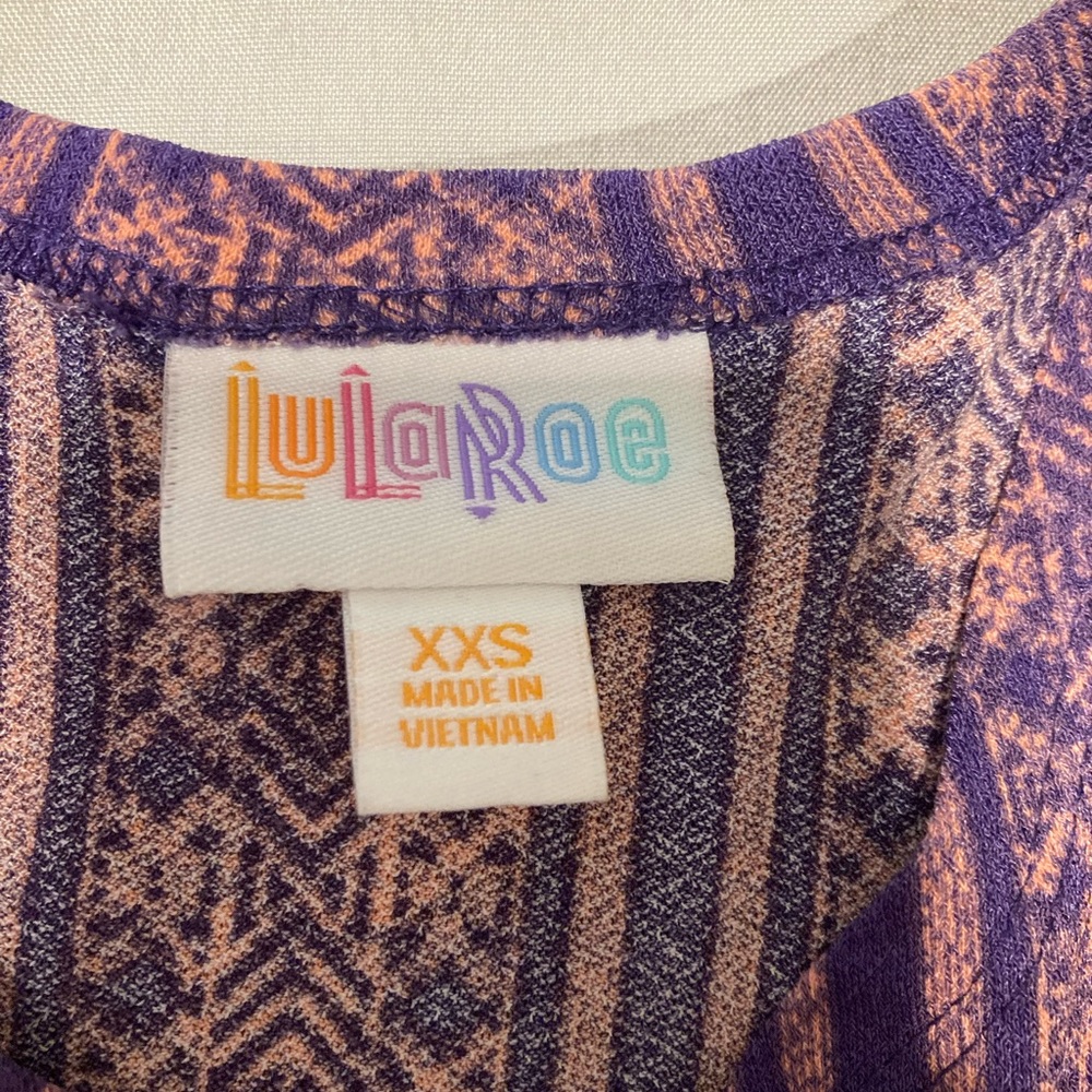 LulaRoe Xanthe romper XXS fits like a Small/Medium. Worn once - Picture 2 of 2